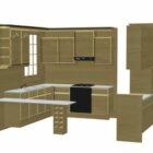 U Kitchen Cabinet Basic Design