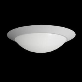 3d модель домашнього стельового світильника круглої форми