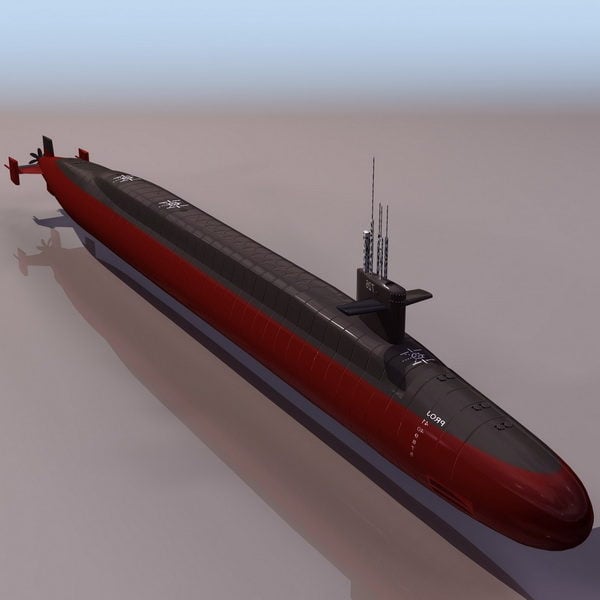 Uss Ohio Submarino de misiles balísticos