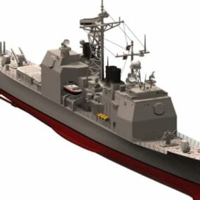 船舶USSバレーフォージ巡洋艦3Dモデル