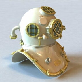 3д модель шлема для подводного плавания