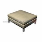 Furniture Upholstered Chair Ottoman