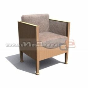 软垫座椅沙发椅3d模型