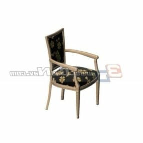 家具内饰织物餐椅3d模型