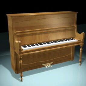 Opretstående klaver 3d-model
