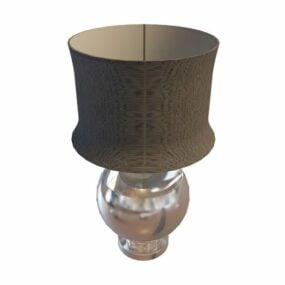 Urne Form Antik Bordlampe 3d model