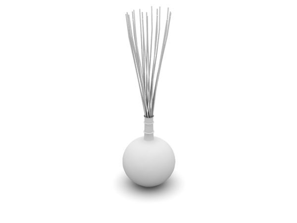 Ceramic Vase With Sticks Free 3d Model - .Max, .Vray - Open3dModel
