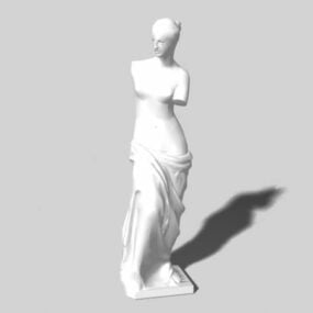 Ancient Statue Man gresk stil 3d-modell