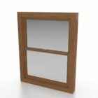 Vertical Wood Frame Slider Window