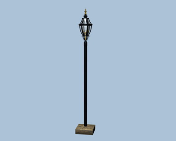 ビクトリア朝様式の街路灯