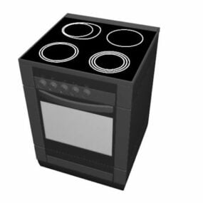 Küchen-Elektroherd 3D-Modell