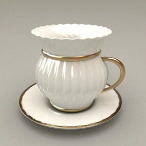 Kitchen Vintage Cup דגם תלת מימד