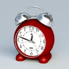 Home Vintage Red Alarm Clock