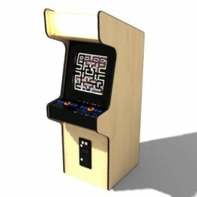Old Vintage Arcade Machine 3d-modell