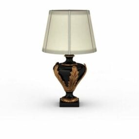 Vintage Brass Table Lamp 3d model