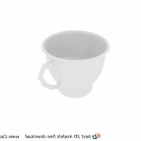 Classic Ceramic Tea Cup 3d model