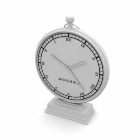 Анімаційна 3d модель годинника з пісочним годинником