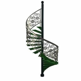 Metal Spiral Staircase 3d model