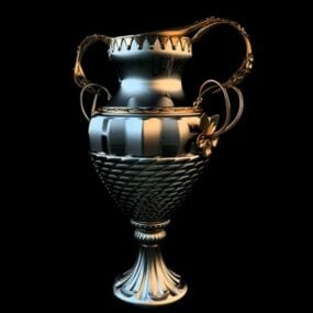 3D model starožitné trofejní vázy