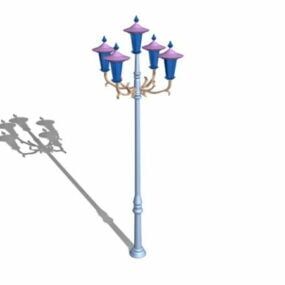 3D model pouliční lampy ve starožitném stylu