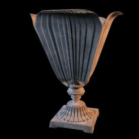 Vintage Style Sport Trophy Vase 3d model