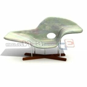 Furniture Eames Lounge Chaise 3d model