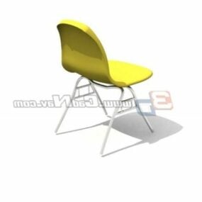 Modello 3d della chaise longue impilabile per camera