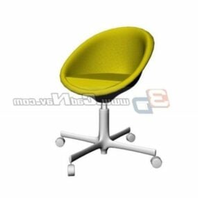 Krzesło Panton Vitra Furniture Model 3D