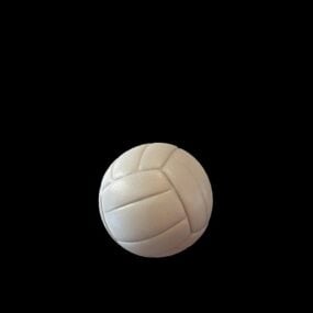 Mô hình 3d bóng chuyền trắng