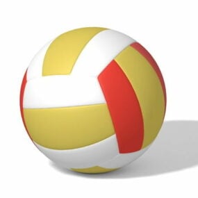 Model 3D sportowej piłki do siatkówki