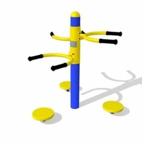 Mô hình 3d thiết bị tập thể dục Twist Twister