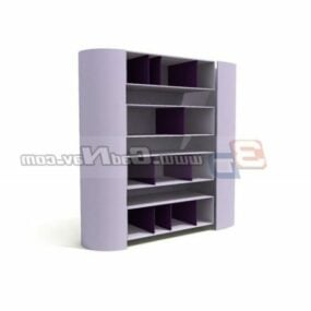 3д модель мебели для дома настенного книжного шкафа