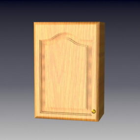 Wooden Wall Cupboard 3d model