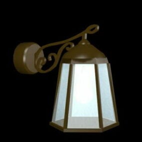 3D model svítidla Home Wall Lantern Light
