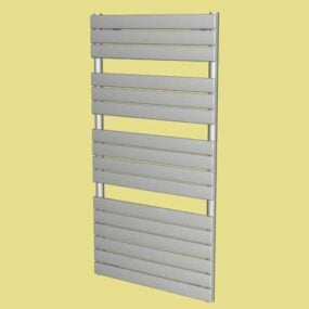 Wall Mounted Radiator Covered 3d model