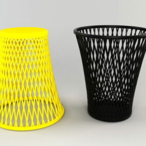 Waste Plastic Basket 3d model