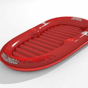 Modelo 3d de colchón de aire acuático para moto acuática