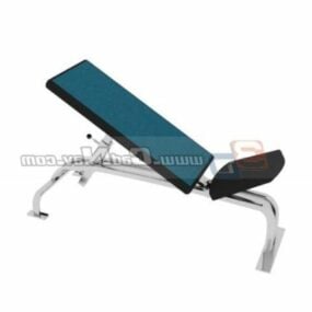 Weight Lifting Bench Gym Equipment 3d model