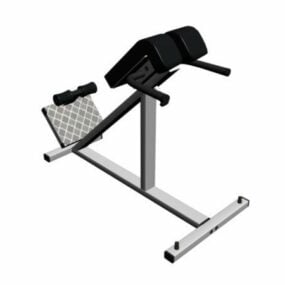 Máquina de gimnasio para levantamiento de pesas modelo 3d