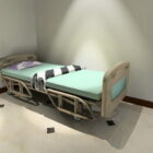 سرير مستشفى بعجلات أساسية