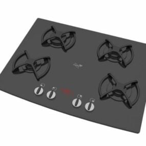 Whirlpool Kitchen Gas Cooktop 3d model