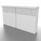 White Painted Radiator Covers