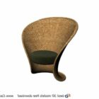 Furniture Wicker Rattan Tub Chair