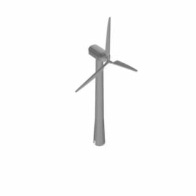 산업용 풍력 터빈 타워 3d 모델