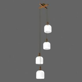 Dinning Room Wind-bell Pendant Lamp 3d model