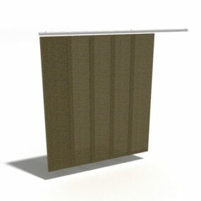 Small Window Track Blind 3d model