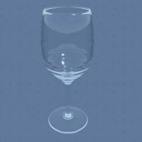 Dinning vinglas 3d-modell