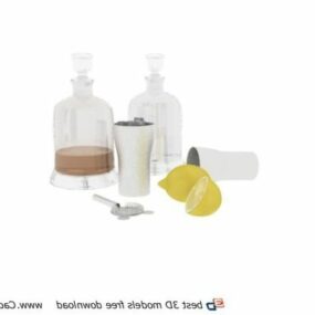 Model 3d Vas Putih, Botol Ireng, Set Kamar Mandi