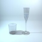 Wine Glass And Cup Set