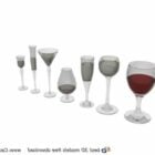 Wine Glasses Different Size